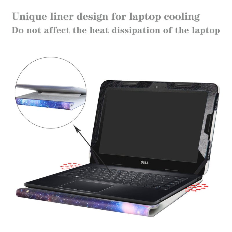 Alapmk غطاء واقي Alapmk لجهاز Dell Chromebook 11 3189 3180/Inspiron Chromebook 11 3181/Latitude 11 3180 3190 سلسلة التعليم للابتوب 11.6" (ملاحظة: لا يناسب Dell Chromebook 11 5190 3120) - Image 4